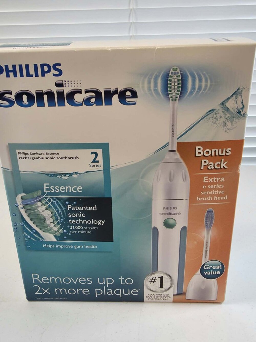 SONICARE ESSENCE RECHARGEABLE TOOTHBRUSH 2 SERIES E SERIES HX5610/09 NEW SEALED